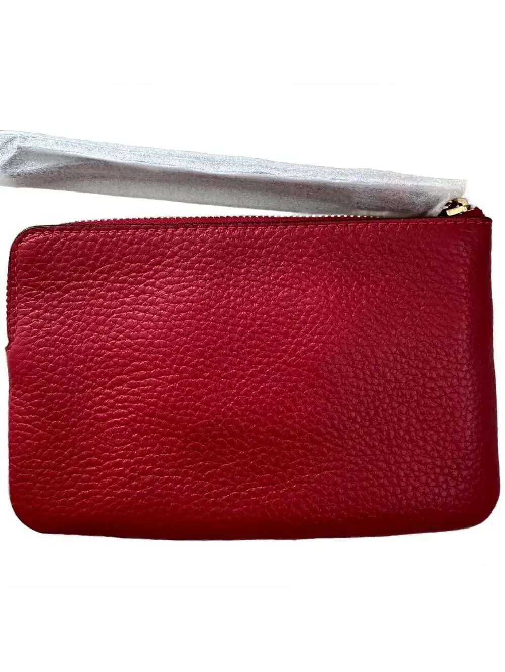 Coach Lunar New Year Corner Zip Wristlet With Snake Graphic NWT Red - Picture 7 of 9